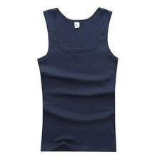 Load image into Gallery viewer, Summer Plus Size Summer Good Men Clothing Tank Tops Elegant Black White Gray Singlets Sleeveless Fitness Men Vest Bodybuilding Vest Summer Men's Vest Gym Casual Vest Sleeveless Vest Clothes
