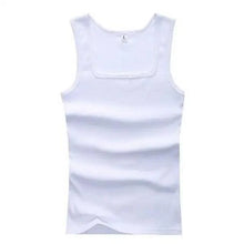 Load image into Gallery viewer, Summer Plus Size Summer Good Men Clothing Tank Tops Elegant Black White Gray Singlets Sleeveless Fitness Men Vest Bodybuilding Vest Summer Men's Vest Gym Casual Vest Sleeveless Vest Clothes