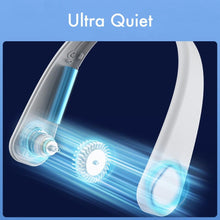 Load image into Gallery viewer, Summer Portable Hanging Neck Fan Fast Cooling USB Rechargeable Wearable Bladeless Fan Outdoor Sports Home Office Cooler Portable Hands-Free Mini USB Fan-Personal Mini Fan Powered By Rechargeable Battery Fan