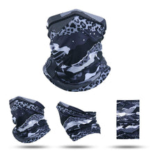 Load image into Gallery viewer, Summer Printed Bandana Hiking Neck Gaiter Hunting Half Face Cover Cycling Running Tube Scarf Fishing Sports Cool Mask Men Women Outdoor Sports Face Mask Dustproof Winter Hiking Scarves Half Mask Balaclava Ski Mask with Ear Loop
