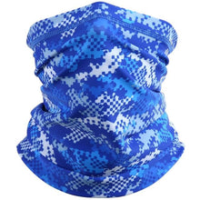 Load image into Gallery viewer, Summer Printed Bandana Hiking Neck Gaiter Hunting Half Face Cover Cycling Running Tube Scarf Fishing Sports Cool Mask Men Women Outdoor Sports Face Mask Dustproof Winter Hiking Scarves Half Mask Balaclava Ski Mask with Ear Loop