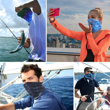 Load image into Gallery viewer, Summer Printed Bandana Hiking Neck Gaiter Hunting Half Face Cover Cycling Running Tube Scarf Fishing Sports Cool Mask Men Women Outdoor Sports Face Mask Dustproof Winter Hiking Scarves Half Mask Balaclava Ski Mask with Ear Loop