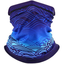 Load image into Gallery viewer, Summer Printed Bandana Hiking Neck Gaiter Hunting Half Face Cover Cycling Running Tube Scarf Fishing Sports Cool Mask Men Women Outdoor Sports Face Mask Dustproof Winter Hiking Scarves Half Mask Balaclava Ski Mask with Ear Loop