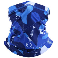 Load image into Gallery viewer, Summer Printed Bandana Hiking Neck Gaiter Hunting Half Face Cover Cycling Running Tube Scarf Fishing Sports Cool Mask Men Women Outdoor Sports Face Mask Dustproof Winter Hiking Scarves Half Mask Balaclava Ski Mask with Ear Loop