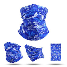 Load image into Gallery viewer, Summer Printed Bandana Hiking Neck Gaiter Hunting Half Face Cover Cycling Running Tube Scarf Fishing Sports Cool Mask Men Women Outdoor Sports Face Mask Dustproof Winter Hiking Scarves Half Mask Balaclava Ski Mask with Ear Loop