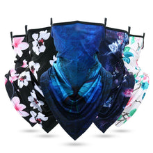 Load image into Gallery viewer, Summer Printed Triangle Bandana Running Bicycle Half Face Masks Hunting Ski Hiking Fishing Cycling Snowboard Men Headband MTB Fishing Mask Night Reflection Bike Paintball Mask Outdoor Hunting Shamash Scarf Men Women