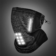 Load image into Gallery viewer, Summer Reflective Cycling Bandana Scarf Ice Silk Anti-UV Breathable Neck Buff Mountain Bike Bicycle Riding Scarf Bandana Motorcycle Bike Riding Protection Headscarf Camping Hiking Protective Face Camo Scarf Shemagh