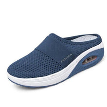 Load image into Gallery viewer, Summer Sandals Fashion Platform Slippers Outdoor Casual Flip Flops Comfy Slippers Women Flats Mesh Shoes Casual Air Cushion Platform Mesh Mules Sneaker Sandals For Female Lightweight Beach Shoes Outdoor Slippers