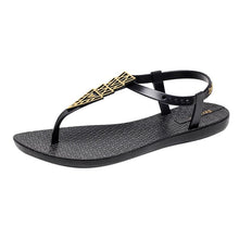 Load image into Gallery viewer, Summer Sandals Women New Flat Slides Flip Flops Seaside Vacation Shoes Woman Beach Flat Style Casual Sandals Slippers Beach Shoes Dress Summer Beach Shoes Thong Slippers