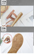 Load image into Gallery viewer, Summer Shoes Woman Sandals Elastic Ankle Strap Flat Sandals Flowers Beach Ankle Strap Sandals Slip On Flat Sandal Elastic Comfort Summer Shoes Comfortable Quick-Drying Casual Sandal