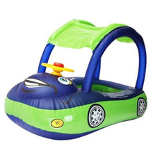 Load image into Gallery viewer, Summer Steering Wheel Sunshade Swim Ring Car Inflatable Baby Float Seat Boat