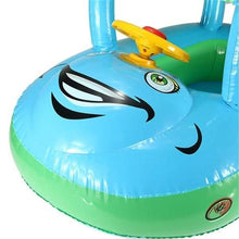 Load image into Gallery viewer, Summer Steering Wheel Sunshade Swim Ring Car Inflatable Baby Float Seat Boat