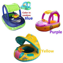 Load image into Gallery viewer, Summer Steering Wheel Sunshade Swim Ring Car Inflatable Baby Float Seat Boat