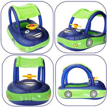 Load image into Gallery viewer, Summer Steering Wheel Sunshade Swim Ring Car Inflatable Baby Float Seat Boat