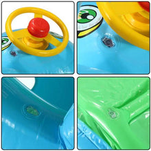 Load image into Gallery viewer, Summer Steering Wheel Sunshade Swim Ring Car Inflatable Baby Float Seat Boat
