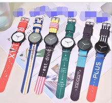 Load image into Gallery viewer, Summer Style Canvas Women Quartz Watch New Fashion Casual Wristwatches Woman Outdoor Unisex Watches Casual Sports Wrist Watch With Nylon Strap Elegant Design