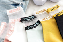 Load image into Gallery viewer, Summer Transparent Letter Patterned Socks Women Hollow Out Cotton Short Socks Thin Casual Ankle Socks Made Of Breathable Cotton Boat Socks For Women