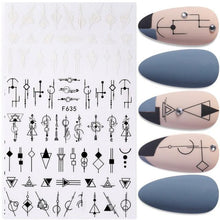 Load image into Gallery viewer, Summer Tropical Beach Coconut Tree Slippers 3D Nail Sticker Leaves Shell Transfer Decals Slider Decoration Manicures Tip Water Transfer Nail Decals Sticker For Pretty Girl Self-Adhesive Nail Decals Designer Nail Stickers for Acrylic