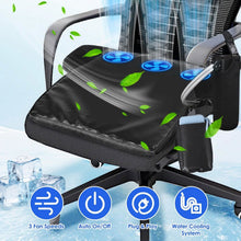 Load image into Gallery viewer, Summer Water Cooling System Seat Cushion with Fans 3 Speeds