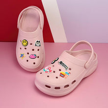 Load image into Gallery viewer, Summer Women Clogs Platform Garden Sandals Fruit Slippers Beach Shoes Increase Outdoor Unisex Garden Clogs Shoes Comfortable Slip-on Summer Beach Sandals