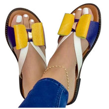 Load image into Gallery viewer, Summer Women Slippers Cute Butterfly-Knot Casual Sandals Lady Slides Flats Slip-On Women Shoes Butterfly Slippers Soft Bottom Comfy Sandals Bathroom Garden Casual Slippers Open-Toe Breathable Travel Shoes