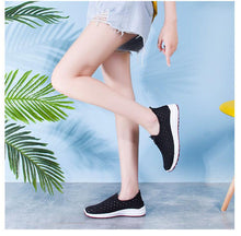 Load image into Gallery viewer, Summer Womens Shoes Breathable Mesh Sneakers Slip On Flats Espadrilles Fashion Trainers Women Comfortable Pink Couple Shoes Outdoor Walking Footwear Shoes