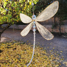Load image into Gallery viewer, Sun Catcher Ornament Window Crystal Guardian Angel Wing Prism Pendant Rainbow Maker Collection Crystal Dragonflys Sun-catcher Wind Chimes Home Garden Hanging Decor Gifts Photography Prop Festival Decoration