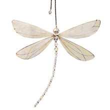 Load image into Gallery viewer, Sun Catcher Ornament Window Crystal Guardian Angel Wing Prism Pendant Rainbow Maker Collection Crystal Dragonflys Sun-catcher Wind Chimes Home Garden Hanging Decor Gifts Photography Prop Festival Decoration