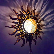 Load image into Gallery viewer, Sun Solar Wind Chimes