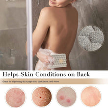 Load image into Gallery viewer, Suntee Exfoliating Back Scrubber and Exfoliating Sponge Pad