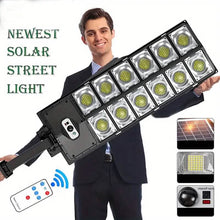 Load image into Gallery viewer, Super Bright 360 LED 3 Speed Double Row Solar Light