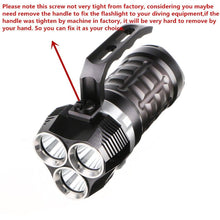 Load image into Gallery viewer, Super Bright High Lumen Underwater and Powerful Waterproof LED Torchlight with Magnetic Control Switch Diving Light Dive Flashlight For Camping Hiking Running Jogging Diving Household Use