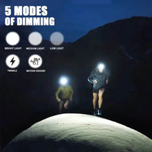 Load image into Gallery viewer, Super Bright USB Charging Headlight