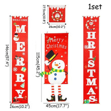 Load image into Gallery viewer, Super Cute Merry Christmas Decorations For Home Ornaments Garland New Year Xmas Door Decor Hanging Cloth Gifts