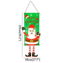 Load image into Gallery viewer, Super Cute Merry Christmas Decorations For Home Ornaments Garland New Year Xmas Door Decor Hanging Cloth Gifts
