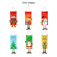 Load image into Gallery viewer, Super Cute Merry Christmas Decorations For Home Ornaments Garland New Year Xmas Door Decor Hanging Cloth Gifts