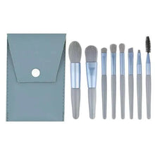 Load image into Gallery viewer, Super Luxury Quality Amazing 8Pcs Mini Travel Portable Soft Makeup Brushes Set Cosmetic Powder Eye Shadow Foundation Blush Blending Beauty Make Up Brush Tool