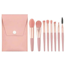 Load image into Gallery viewer, Super Luxury Quality Amazing 8Pcs Mini Travel Portable Soft Makeup Brushes Set Cosmetic Powder Eye Shadow Foundation Blush Blending Beauty Make Up Brush Tool