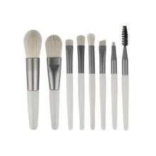 Load image into Gallery viewer, Super Luxury Quality Amazing 8Pcs Mini Travel Portable Soft Makeup Brushes Set Cosmetic Powder Eye Shadow Foundation Blush Blending Beauty Make Up Brush Tool