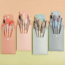 Load image into Gallery viewer, Super Luxury Quality Amazing 8Pcs Mini Travel Portable Soft Makeup Brushes Set Cosmetic Powder Eye Shadow Foundation Blush Blending Beauty Make Up Brush Tool