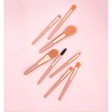Load image into Gallery viewer, Super Luxury Quality Amazing 8Pcs Mini Travel Portable Soft Makeup Brushes Set Cosmetic Powder Eye Shadow Foundation Blush Blending Beauty Make Up Brush Tool