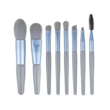 Load image into Gallery viewer, Super Luxury Quality Amazing 8Pcs Mini Travel Portable Soft Makeup Brushes Set Cosmetic Powder Eye Shadow Foundation Blush Blending Beauty Make Up Brush Tool
