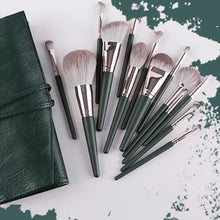 Load image into Gallery viewer, Super Quality 14Pcs Makeup Brushes Set Cosmetic Foundation Powder Blush Eye Shadow Lip Blend Wooden Make Up Brush Tool Kit