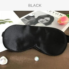Load image into Gallery viewer, Super Smooth Mulberry Silk Sleep Eye Mask & Blindfold With Elastic Strap Travel Eye Patch Soft Nap Eye Patch Eye Cover Eyeshade for Night Sleeping Mask For Women