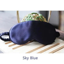 Load image into Gallery viewer, Super Smooth Mulberry Silk Sleep Eye Mask & Blindfold With Elastic Strap Travel Eye Patch Soft Nap Eye Patch Eye Cover Eyeshade for Night Sleeping Mask For Women