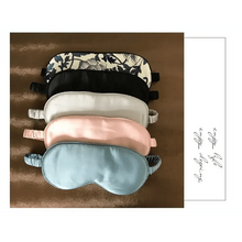 Load image into Gallery viewer, Super Smooth Mulberry Silk Sleep Eye Mask & Blindfold With Elastic Strap Travel Eye Patch Soft Nap Eye Patch Eye Cover Eyeshade for Night Sleeping Mask For Women