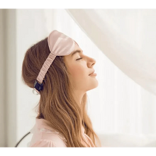 Load image into Gallery viewer, Super Smooth Mulberry Silk Sleep Eye Mask & Blindfold With Elastic Strap Travel Eye Patch Soft Nap Eye Patch Eye Cover Eyeshade for Night Sleeping Mask For Women