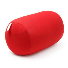Load image into Gallery viewer, Super soft Head Pillow Case Micro Mini Microbead Back Cushion Pillow Roll Pillow Head Convenient Travel Pillow Microbead Bolster Tube Pillow Smooth Cool Touch Fabric Neck or Back Support Pillow Hypoallergenic Bed Decoration