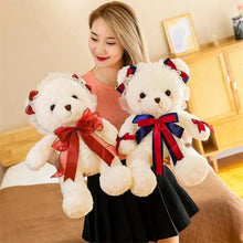 Load image into Gallery viewer, Superior Quality Cute Teddy Bear With Dress Plush Doll Stuffed Animals Kids Toys Room Decor, Christmas,VE Valentine Gifts