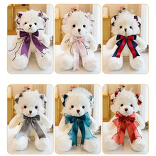 Load image into Gallery viewer, Superior Quality Cute Teddy Bear With Dress Plush Doll Stuffed Animals Kids Toys Room Decor, Christmas,VE Valentine Gifts